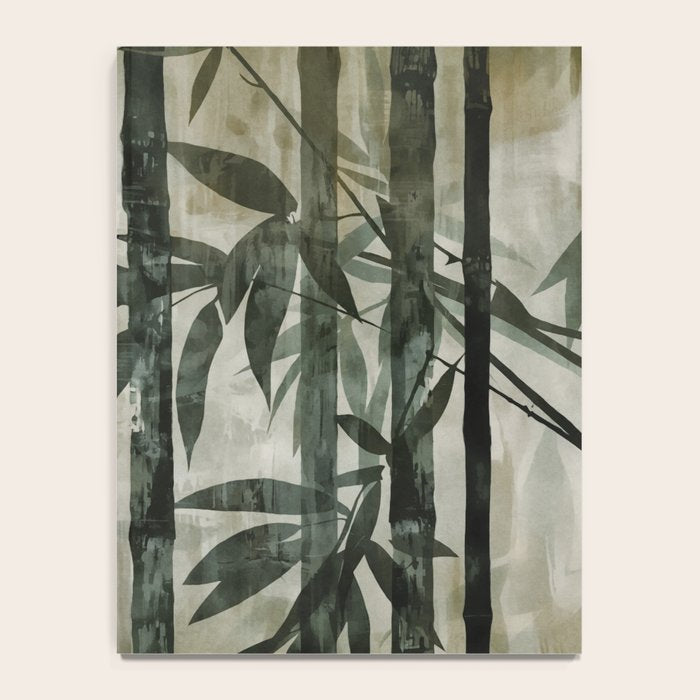 Stylized Bamboo Garden Watercolor Notebook Gallery Image 4