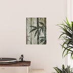 Stylized Bamboo Garden Watercolor Poster Gallery Image 2