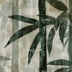 Stylized Bamboo Garden Watercolor Coffee Mug Gallery Image 2