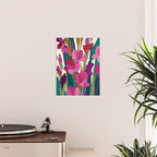 Magenta Garden Poster Gallery Image 2