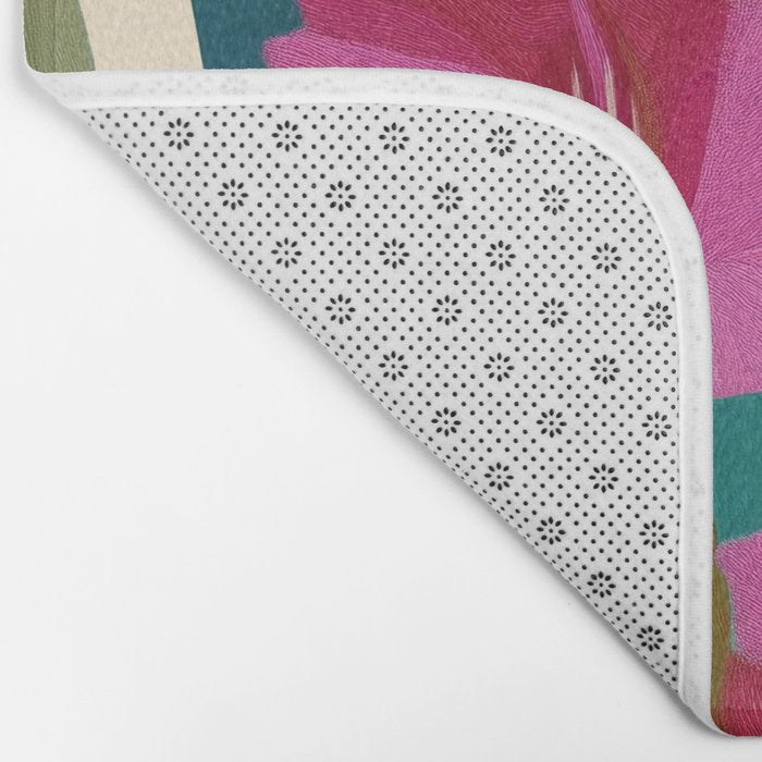 Magenta Garden Bath Mat Gallery Image 2