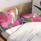 Magenta Garden Pillow Sham Gallery Image 2