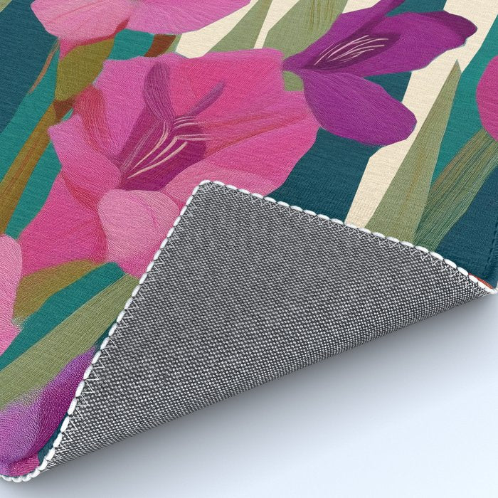 Magenta Garden Rug Gallery Image 4