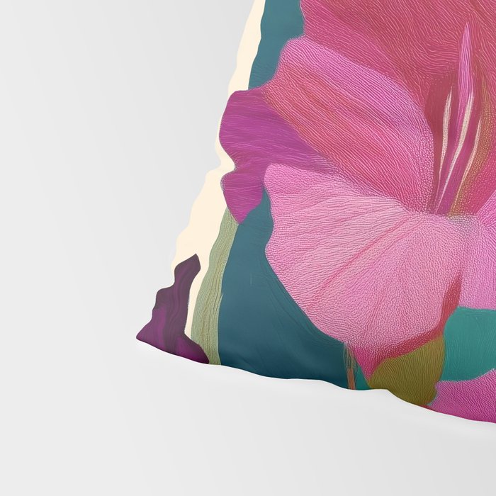 Magenta Garden Pillow Sham Gallery Image 4