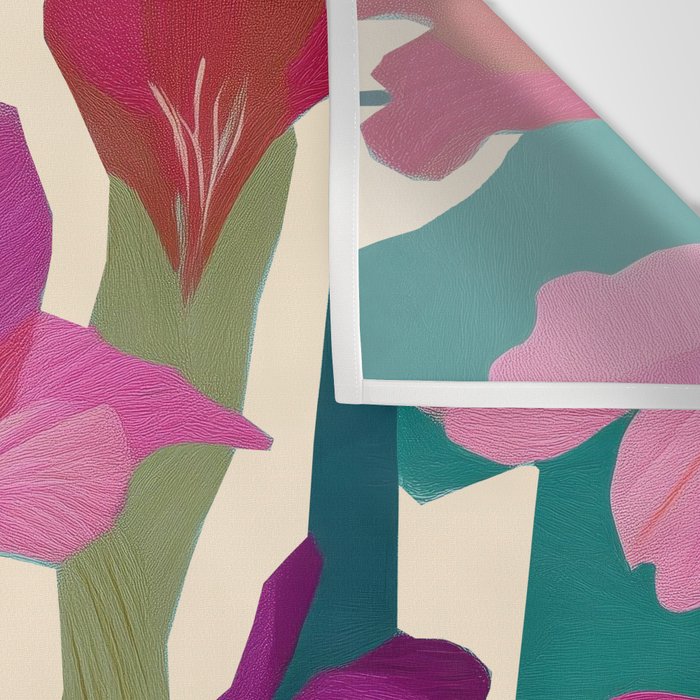 Magenta Garden Wall Tapestry Gallery Image 3