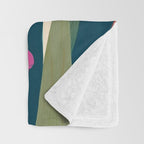 Magenta Garden Throw Blanket Gallery Image 3