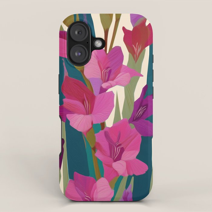 Magenta Garden iPhone Case Gallery Image 1