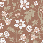 Floral Mocha Mousse Pattern Coffee Mug Gallery Image 2