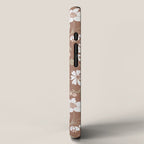 Floral Mocha Mousse Pattern iPhone Case Gallery Image 2