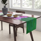 Luna Moth On Pink Hydrangea Nature Art Table Runner Gallery Image 2
