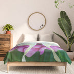 Luna Moth On Pink Hydrangea Nature Art Comforter Gallery Image 3