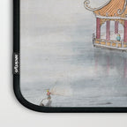 Japanese Misty Mountain Pagoda Temple Landscape Laptop Sleeve Gallery Image 3