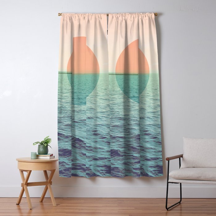 Because the ocean Window Curtain Gallery Image 1