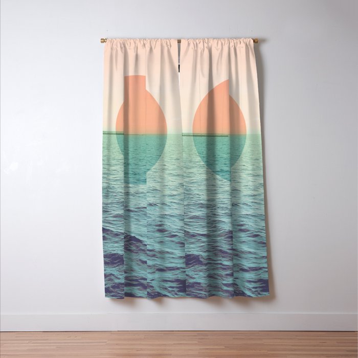 Because the ocean Window Curtain Gallery Image 3