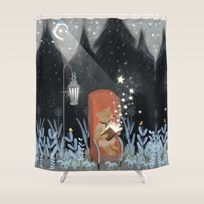 the little book of stars Shower Curtain Gallery Image 1