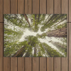 Into the Mist - Nature Photography Outdoor Rug Gallery Image 1