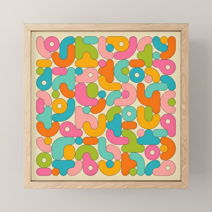 Geometrics 1 Mini Art Print Gallery Image 1