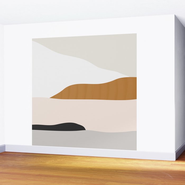 Minimal Art Landscape 2 Wall Mural Gallery Image 2