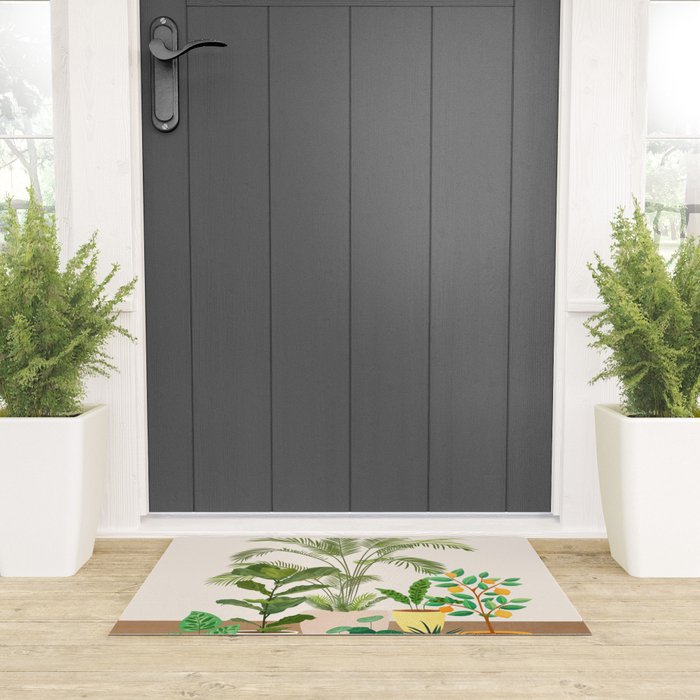 Decoration Pots III Welcome Mat Gallery Image 3