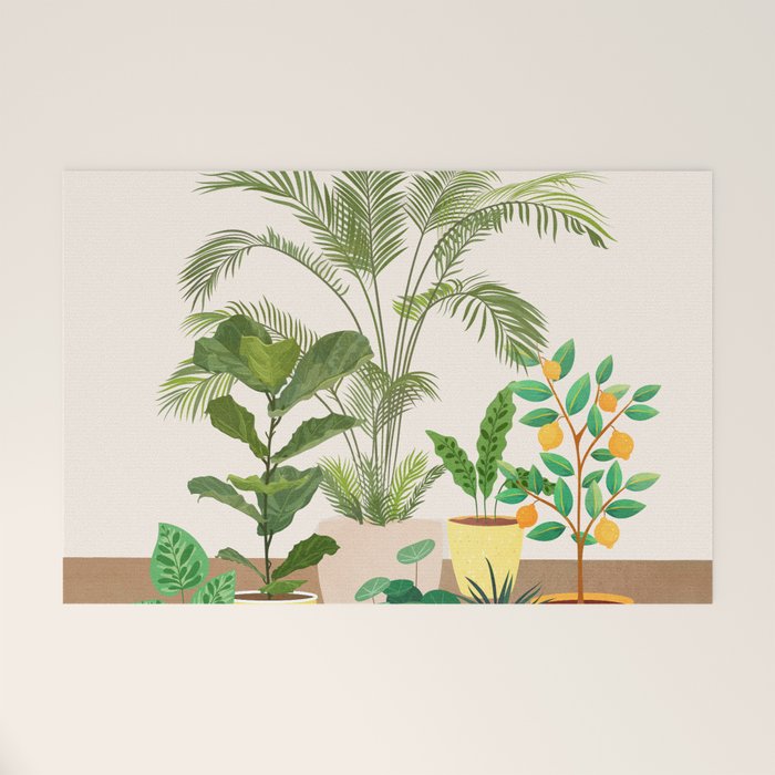 Decoration Pots III Welcome Mat Gallery Image 1