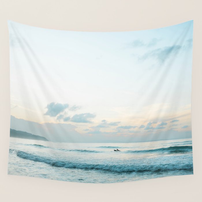Once your board hits the ocean | Surf travel photography print | Central America Wall Tapestry Gallery Image 4