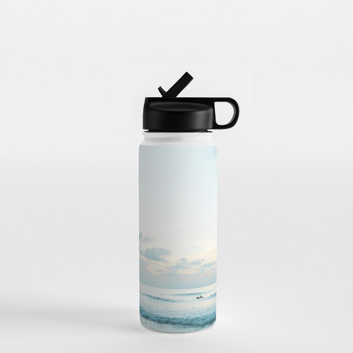 Once Your Board Hits The Ocean | Surf Travel Photography Print | Central America Water Bottle