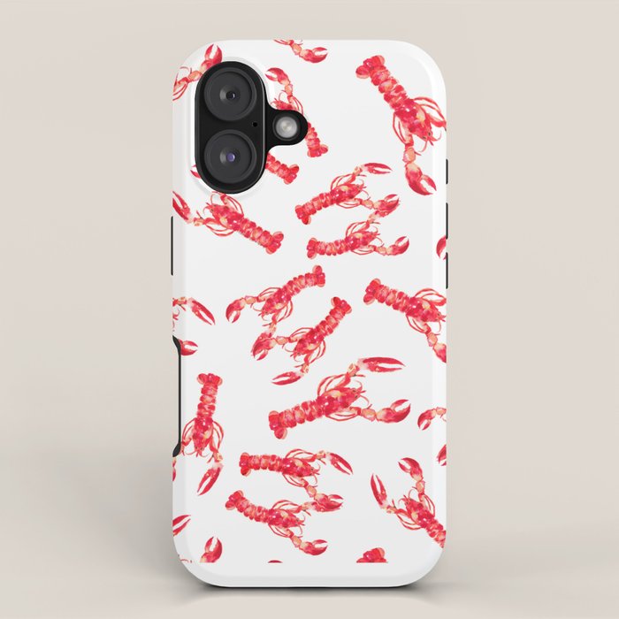 Watercolor Lobster iPhone Case Gallery Image 1