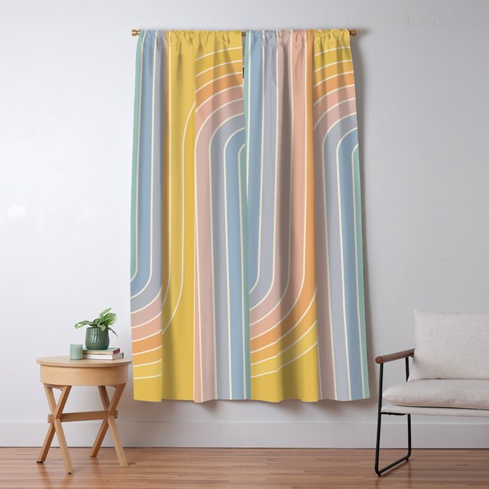 Gradient Curvature III Window Curtain Gallery Image 5