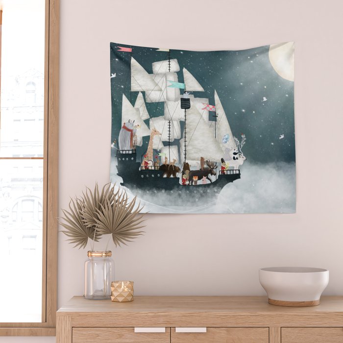 a magical wondrous adventure Wall Tapestry Gallery Image 2