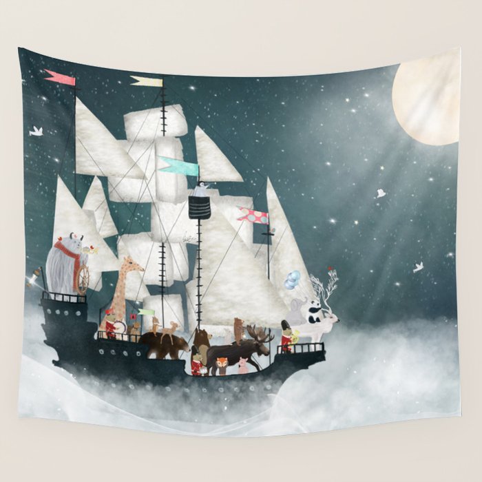 a magical wondrous adventure Wall Tapestry Gallery Image 4