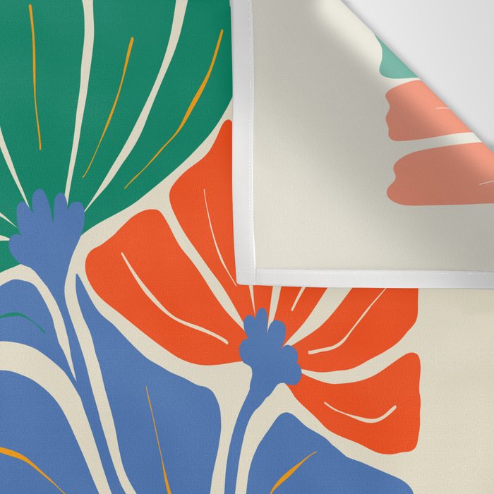Starlight Summer: Matisse Foliage | Flower Market 002 Wall Tapestry Gallery Image 3