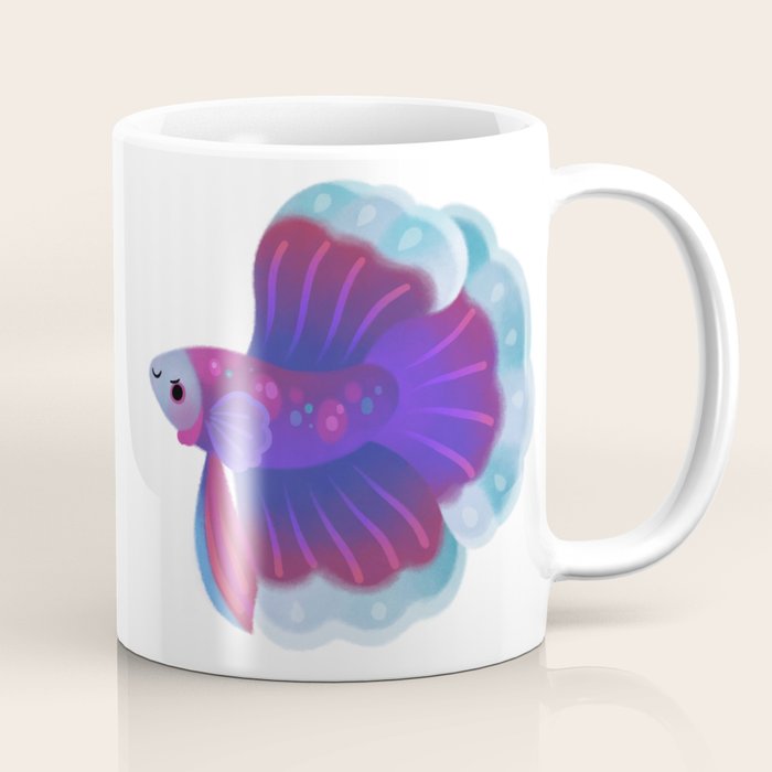 Blue Betta Coffee Mug Gallery Image 1