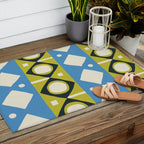 Simple Hand-cut Pattern #1 Outdoor Rug Gallery Image 2