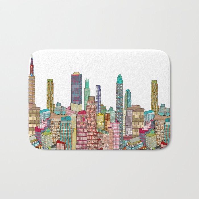 new york modern  Bath Mat Gallery Image 1