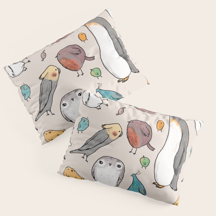 Lump Birds Pillow Sham Gallery Image 1