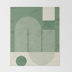 Abstract Shapes78 Throw Blanket Gallery Image 2