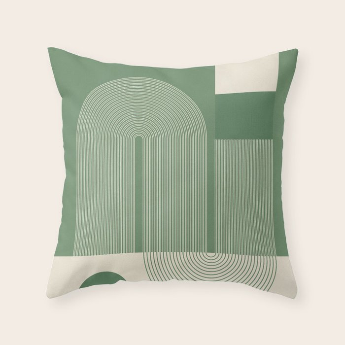 Abstract Shapes78 Throw Pillow Gallery Image 1