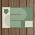 Abstract Shapes78 Outdoor Rug Gallery Image 1