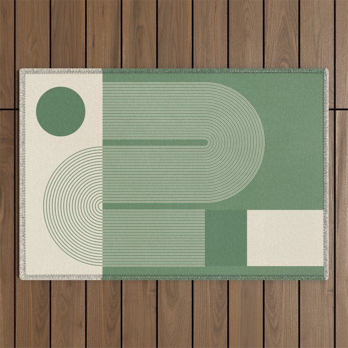 Abstract Shapes78 Outdoor Rug Gallery Image 1