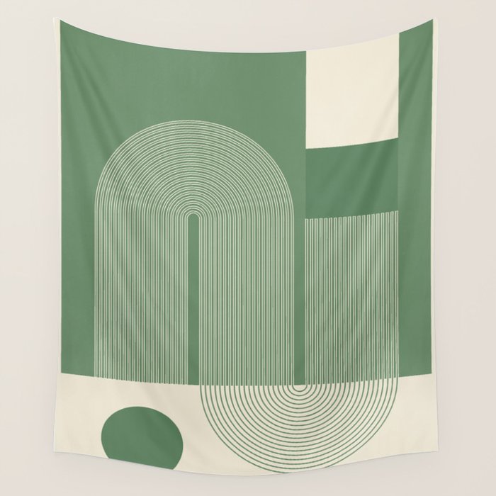 Abstract Shapes78 Wall Tapestry Gallery Image 1