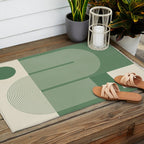 Abstract Shapes78 Outdoor Rug Gallery Image 2