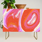 Deja Vu: Vibrant Digital Painting in Retro Colors by Alyssa Hamilton Art Credenza Gallery Image 1