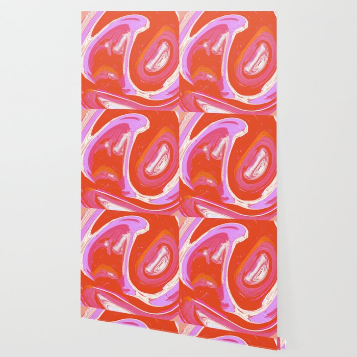 Deja Vu: Vibrant Digital Painting in Retro Colors by Alyssa Hamilton Art Wallpaper Gallery Image 2