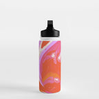 Deja Vu: Vibrant Digital Painting in Retro Colors by Alyssa Hamilton Art Water Bottle Gallery Image 3