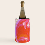 Deja Vu: Vibrant Digital Painting in Retro Colors by Alyssa Hamilton Art Wine Chiller Gallery Image 2