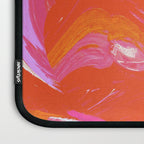 Deja Vu: Vibrant Digital Painting in Retro Colors by Alyssa Hamilton Art Laptop Sleeve Gallery Image 3