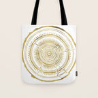Quaking Aspen - Gold Tree Rings Tote Bag Gallery Image 1