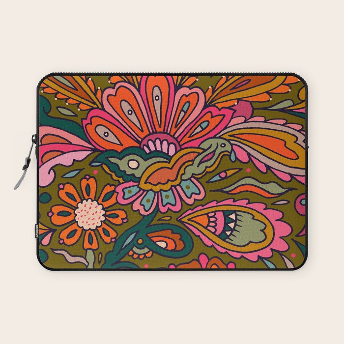 Modern Paisley Laptop Sleeve Gallery Image 1