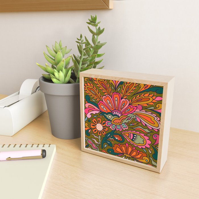 Modern Paisley Mini Art Print Gallery Image 2