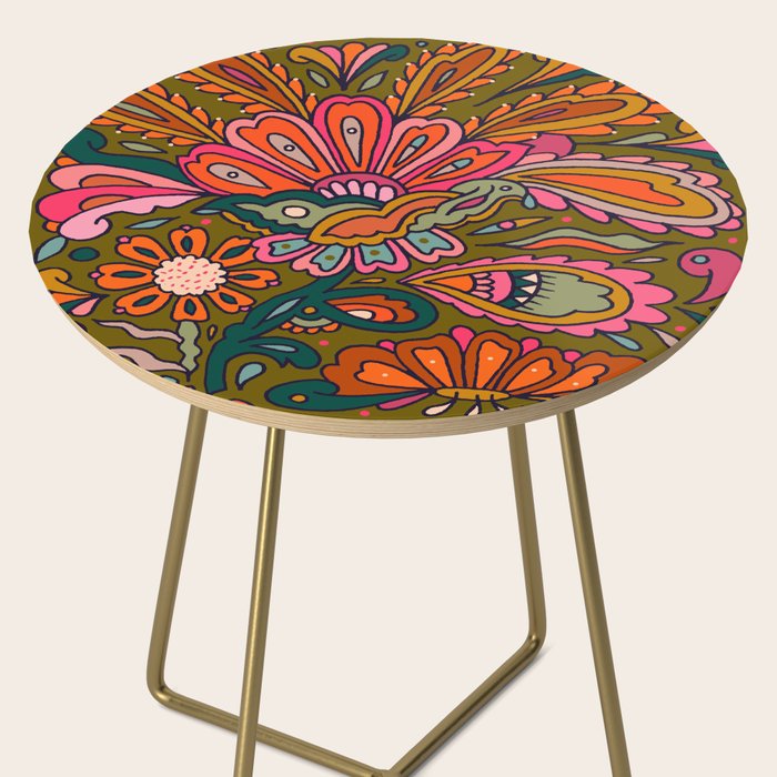 Modern Paisley Side Table Gallery Image 2
